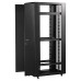 Шкаф коммутационный Lanmaster (TWT-CBB-18U-6X10-G1) напольный 18U 600x1000мм пер.дв.стекл металл 2 бок.пан. 800кг черный