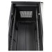 Шкаф коммутационный Lanmaster (TWT-CBB-18U-6X10-G1) напольный 18U 600x1000мм пер.дв.стекл металл 2 бок.пан. 800кг черный