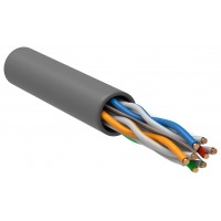 Кабель информационный ITK LC1-C604-121 кат.6 U/UTP 4 пары 23AWG LSZH внутренний 305м серый Кабель информационный ITK LC1-C604-121 кат.6 U/UTP 4 пары 23AWG LSZH внутренний 305м серый