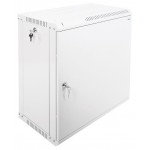Шкаф коммутационный ЦМО ШРН-ЭКОНОМ (ШРН-Э-12.350.1) настенный 12U 600x350мм пер.дв.металл направл.под закл.гайки 85кг серый 300мм 15.39кг 180град. 608мм IP20 сталь
