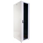Шкаф коммутационный ЦМО (ШТК-Э-42.6.8-33АА) напольный 42U 600x800мм пер.дв.металл металл 2 бок.пан. направл.под закл.гайки 710кг серый 715мм 87кг 180град. 1987мм IP20 сталь