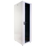 Шкаф серверный ЦМО (ШТК-Э-42.8.10-44АА) напольный 42U 800x1000мм пер.дв.перфор. задн.дв.перфор. 2 бок.пан. направл.под закл.гайки 710кг серый 915мм 114кг 180град. 1987мм IP20 сталь