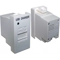 Модуль Lanmaster LAN-EZ45X22-1XUSB-WH (упак.:1шт) 1м белый Модуль Lanmaster LAN-EZ45X22-1XUSB-WH (упак.:1шт) 1м белый