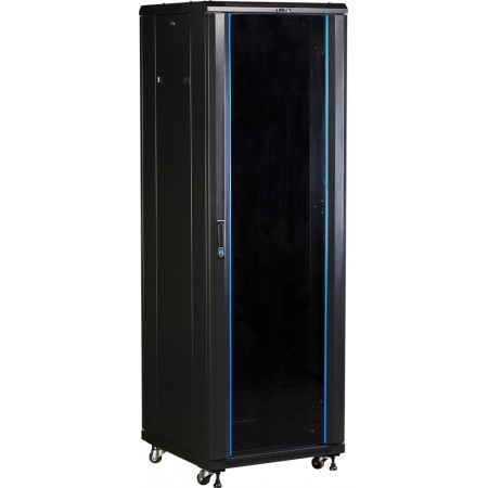 Шкаф серверный Lanmaster Business (TWT-CBA-47U-6X12-00) напольный 47U 600x1200мм без пер.дв. 2 бок.пан. без задн.дв. 800кг черный