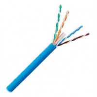 Кабель информационный Lanmaster LAN-6EUTP-LSZH-BL кат.6 U/UTP 4 пары LSZH внутренний 305м синий