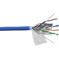 Кабель информационный Lanmaster LAN-5EFTP-LSZH-BL кат.5E F/UTP 4 пары 24AWG LSZH внутренний 305м синий