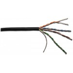 Кабель информационный Lanmaster LAN-5EUTP-LSZH-BK кат.5E U/UTP 4 пары 24AWG LSZH внутренний 305м черный