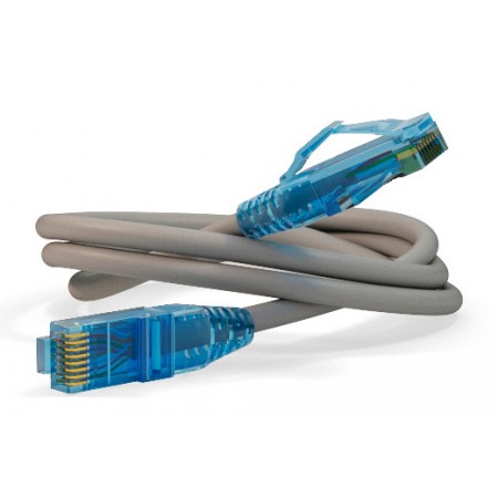 Патч-корд Hyperline PC-LPM-UTP-RJ45-RJ45-C6-2M-LSZH-GY PC-LPM-UTP-RJ45-RJ45-C6-2M UTP RJ-45 вил.-вилка RJ-45 кат.6 2м серый LSZH (уп.:1шт) 24AWG