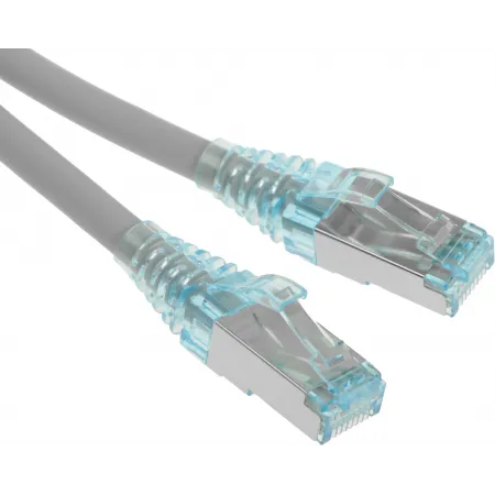Патч-корд Hyperline PC-LPM-STP-RJ45-RJ45-C6-5M-LSZH-GY PC-LPM-STP-RJ45-RJ45-C6-5M U/FTP RJ-45 вил.-вилка RJ-45 кат.6 5м серый LSZH 26AWG