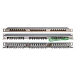 Патч-панель Hyperline PPHD-19-24-8P8C-C6-SH-110D 19" 0.5U 24xRJ45 кат.6 FTP