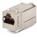Модуль Hyperline KJNE-8P8C-C5E-90-SH-F-WH информ. KeystoneRJ45 кат.5E FTP стальной (упак.:1шт)
