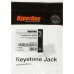 Модуль Hyperline KJ8-8P8C-C5E-180-WH информ. KeystoneRJ45 кат.5E UTP бел. (упак.:1шт)