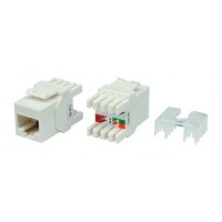 Модуль Hyperline KJ8-8P8C-C5E-180-WH информ. KeystoneRJ45 кат.5E UTP бел. (упак.:1шт)