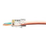 Коннектор Hyperline (PLEZ-8P8C-U-C6-100) UTP кат.6 RJ45 прозрачный (упак.:100шт)