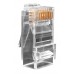 Коннектор Hyperline (PLUG-8P8C-U-C6-100) UTP кат.6 RJ45 прозрачный (упак.:100шт)