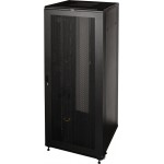 Шкаф серверный Lanmaster Business (TWT-CBB-47U-8X12-P1) напольный 47U 800x1200мм пер.дв.перфор. задн.дв.перфор.2-хст. 2 бок.пан. 800кг черный