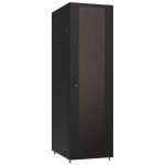 Шкаф коммутационный NT Practic.3 24-66.GF12.SD2.BF11 B (435076) напольный 24U 600x600мм пер.дв.стекл задн.дв.двуст. 2 бок.пан. направл.под закл.гайки 1300кг черный 510мм 56кг IP20 сталь