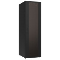 Шкаф коммутационный NT Practic.3 24-66.GF12.SD2.BF11 B (435076) напольный 24U 600x600мм пер.дв.стекл задн.дв.двуст. 2 бок.пан. направл.под закл.гайки 1300кг черный 510мм 56кг IP20 сталь