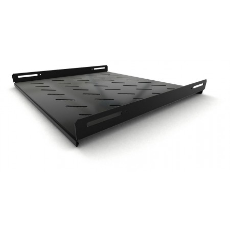 Полка стационарная Hyperline TSH3L-450-RAL9004 1U нагр.:20кг. 19" 450мм черный (упак.:1шт)
