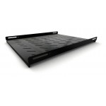 Полка стационарная Hyperline TSH3L-650-RAL9004 1U нагр.:20кг. 19" 650мм черный (упак.:1шт)