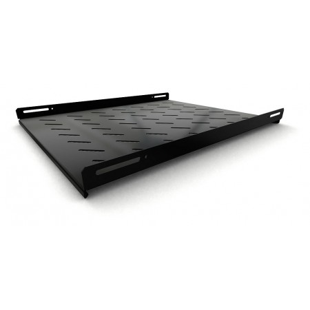 Полка стационарная Hyperline TSH3L-650-RAL9004 1U нагр.:20кг. 19" 650мм черный (упак.:1шт)