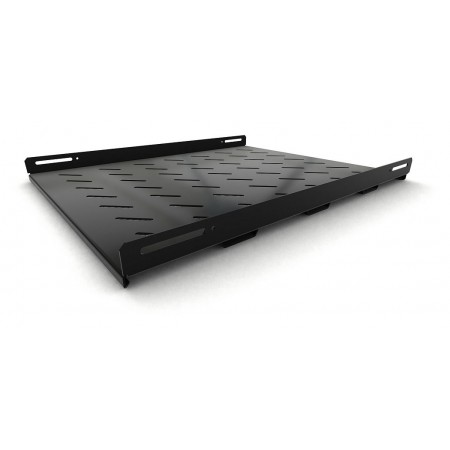 Полка стационарная Hyperline TSH3H-650-RAL9004 1U нагр.:100кг. 19" 650мм черный (упак.:1шт)