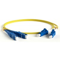 Патч-корд Hyperline FC-D2-9-LC/UR-SC/UR-H-1M-LSZH-YL FC-D2-9-LC/UR-SC/UR-H-1M-LSZH 2x9/125 OS1/OS2 LC дуплекс-SC дуплекс 1м LSZH желтый
