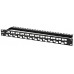 Патч-панель наборная Hyperline PPBL3-19-24S-RM 19" 1U 24xRJ45
