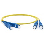 Патч-корд Hyperline FC-D2-9-SC/UR-SC/UR-H-2M-LSZH-YL FC-D2-9-SC/UR-SC/UR-H-2M 2x9/125 OS1/OS2 SC дуплекс-SC дуплекс 2м LSZH желтый