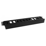 Кабельный органайзер Hyperline CM-1U-D75-PL-COV 1U шир.:19" глуб.:75мм