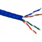 Кабель информационный Lanmaster LAN-5EUTP-LSZH-BL кат.5E U/UTP 4 пары 24AWG LSZH внутренний 305м синий