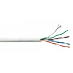 Кабель информационный Lanmaster LAN-5EUTP-LSZH-WH кат.5E U/UTP 4 пары 24AWG LSZH внутренний 305м белый