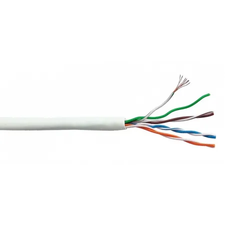 Кабель информационный Lanmaster LAN-5EUTP-LSZH-WH кат.5E U/UTP 4 пары 24AWG LSZH внутренний 305м белый