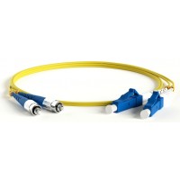 Патч-корд Hyperline FC-D2-9-FC/UR-LC/UR-H-1M-LSZH-YL FC-D2-9-FC/UR-LC/UR-H-1M 2x9/125 OS1/OS2 FC дуплекс UPC-LC дуплекс UPC 1м LSZH желтый