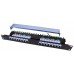 Патч-панель Hyperline PP3-19-16-8P8C-C5E-SH-110D 19" 1U 16xRJ45 кат.5e UTP