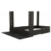 Стойка двухрамная Hyperline ORK2A-3281-RAL9005 32U 550ммX1250мм 1000кг черный