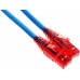 Патч-корд Hyperline PC-LPM-UTP-RJ45-RJ45-C5e-0.3M-LSZH-BL PC-LPM-UTP-RJ45-RJ45-C5E-0.3M UTP RJ-45 вил.-вилка RJ-45 кат.5E 0.3м синий LSZH (уп.:1шт) 24AWG