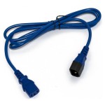 Шнур питания Hyperline PWC-IEC13-IEC14-3.0-BL C13-С14 проводник.:3x1.0мм2 3м 230В 10А (упак.:1шт) синий