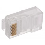 Коннектор ITK (CS3-1C5EU) UTP кат.5e RJ45 прозрачный (упак.:1шт)