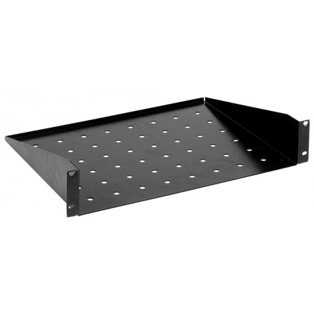 Полка стационарная ITK RS05-350P-R 2U нагр.:20кг. 19" 350мм черный (упак.:1шт)