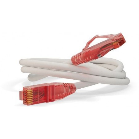 Патч-корд Hyperline PC-LPM-UTP-RJ45-RJ45-C5e-5M-LSZH-WH PC-LPM-UTP-RJ45-RJ45-C5E-5M UTP RJ-45 вил.-вилка RJ-45 кат.5E 5м белый LSZH (уп.:1шт) 24AWG