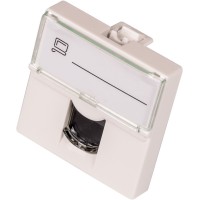 Вставка Lanmaster LAN-SIP-23U6-WH 45x45 1xKeystone белый (упак.:1шт) Вставка Lanmaster LAN-SIP-23U6-WH 45x45 1xKeystone белый (упак.:1шт)