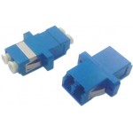 Адаптер Hyperline FA-P11Z-DLC/DLC-N/WH-BL проходнойLC дупл. 9/125 OS1/OS2 син.