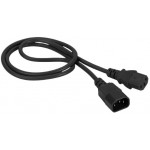 Шнур питания Lanmaster LAN-PP13/14-5.0-BK C13-С14 проводник.:3x0.75мм2 5м 220В 10А (упак.:1шт) черный