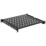 Полка стационарная ITK FS05-400PI-R 1U нагр.:100кг. 19" 400мм черный (упак.:1шт)