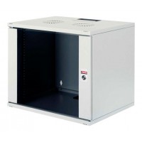 Шкаф коммутационный Lande NetBox Soho (LN-SH12U5440-LG-F0-1) настенный 12U 540x400мм пер.дв.стекл задн.дв.стал.лист несъемн.бок.пан. направл.под закл.гайки 80кг серый 310мм 13.2кг 595мм IP20 сталь