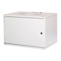 Шкаф коммутационный Lande NetBox Soho (LN-SH12U5460-LG-F0-2) настенный 12U 540x600мм пер.дв.металл задн.дв.стал.лист несъемн.бок.пан. направл.под закл.гайки 80кг серый 15.2кг 595мм IP20 сталь