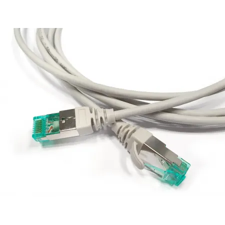 Патч-корд Hyperline PC-LPT-SFTP-RJ45-RJ45-C6a-1M-LSZH-GY PC-LPT-SFTP-RJ45-RJ45-C6A-1M S/FTP RJ-45 вил.-вилка RJ-45 кат.6A 1м серый LSZH 30AWG