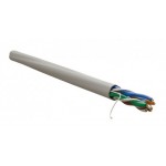 Кабель информационный WRline WR-UTP-4P-C5E-L-LSZH-GY кат.5E U/UTP 4 пары 24AWG 0.48AWG LSZH внутренний 305м серый