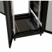 Шкаф коммутационный WRline (WR-TT-2266-DD-RAL9004) напольный 22U 600x600мм пер.дв.перфор.2ств. задн.дв.перфор.2-хст. 2 бок.пан. направл.под винты 800кг черный 510мм 1166мм IP20 сталь